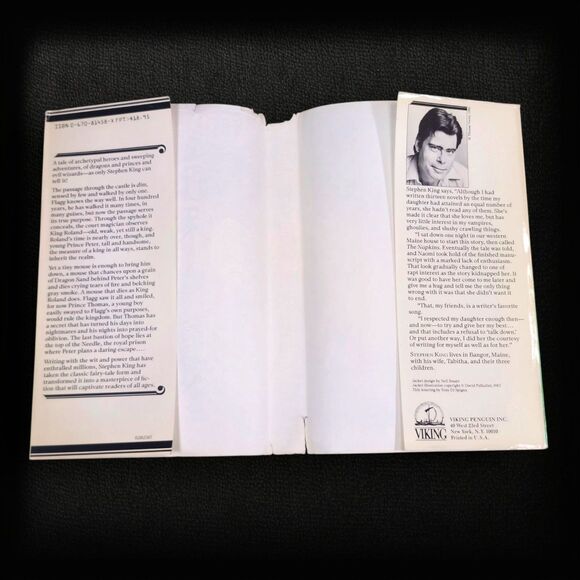 Stephen King The Eyes of the Dragon 1987 First Edition Viking Hardcover And DJ - Picture 5 of 10